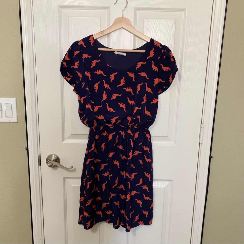 Dinosaur Print Dress